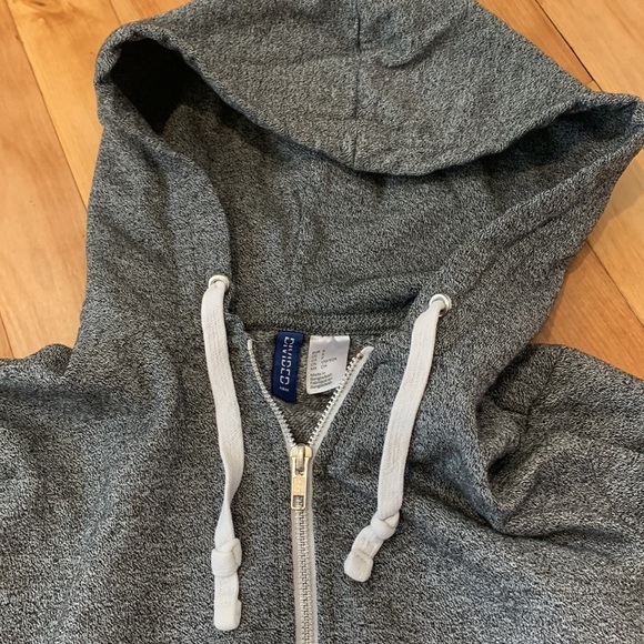 H&M Full Zip-up Grey Sweatshirt- Size Small - Picture 3 of 7